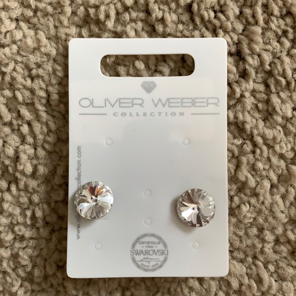 NWT Oliver Weber Swarovski earrings